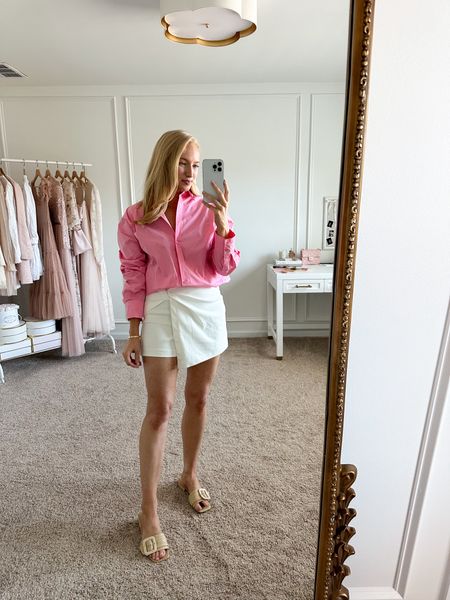 Cute vacation outfit styling a white skort! It runs small I’m wearing a medium and it fits like a small small  

#LTKSeasonal #LTKsalealert #LTKSpringSale