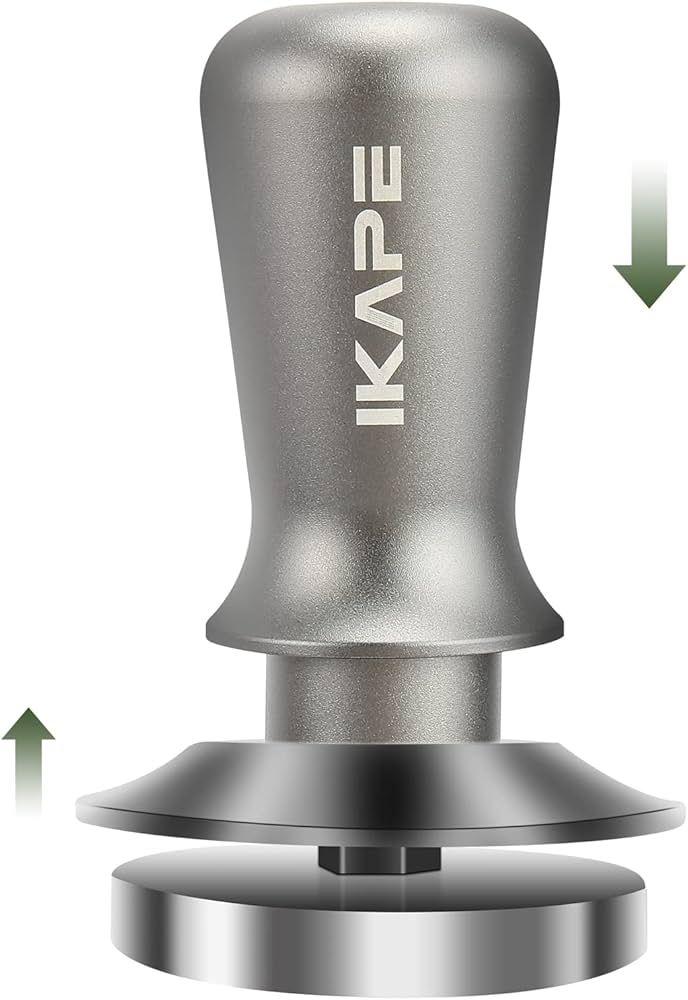 IKAPE 53mm Espresso Tamper, Premium Barista Coffee Tamper with Calibrated Spring Loaded, 100% Fla... | Amazon (US)