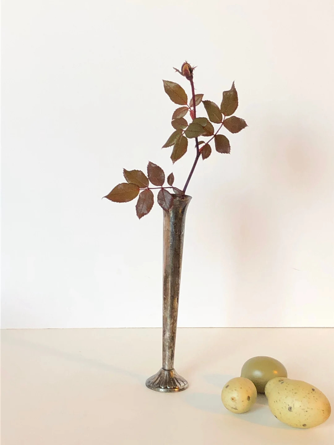 Classic, minimalist, vintage, solid silver bud vase, fine dinning, for your well appointed home #... | Etsy (US)