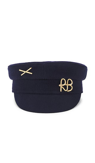 Baker Boy Cap in Navy Blue | Revolve Clothing (Global)