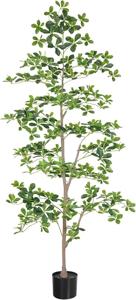 7ft Artificial Black Olive Tree, Faux Plants Indoor, Fake Black Olive Tree for Home Decor, Large ... | Amazon (US)
