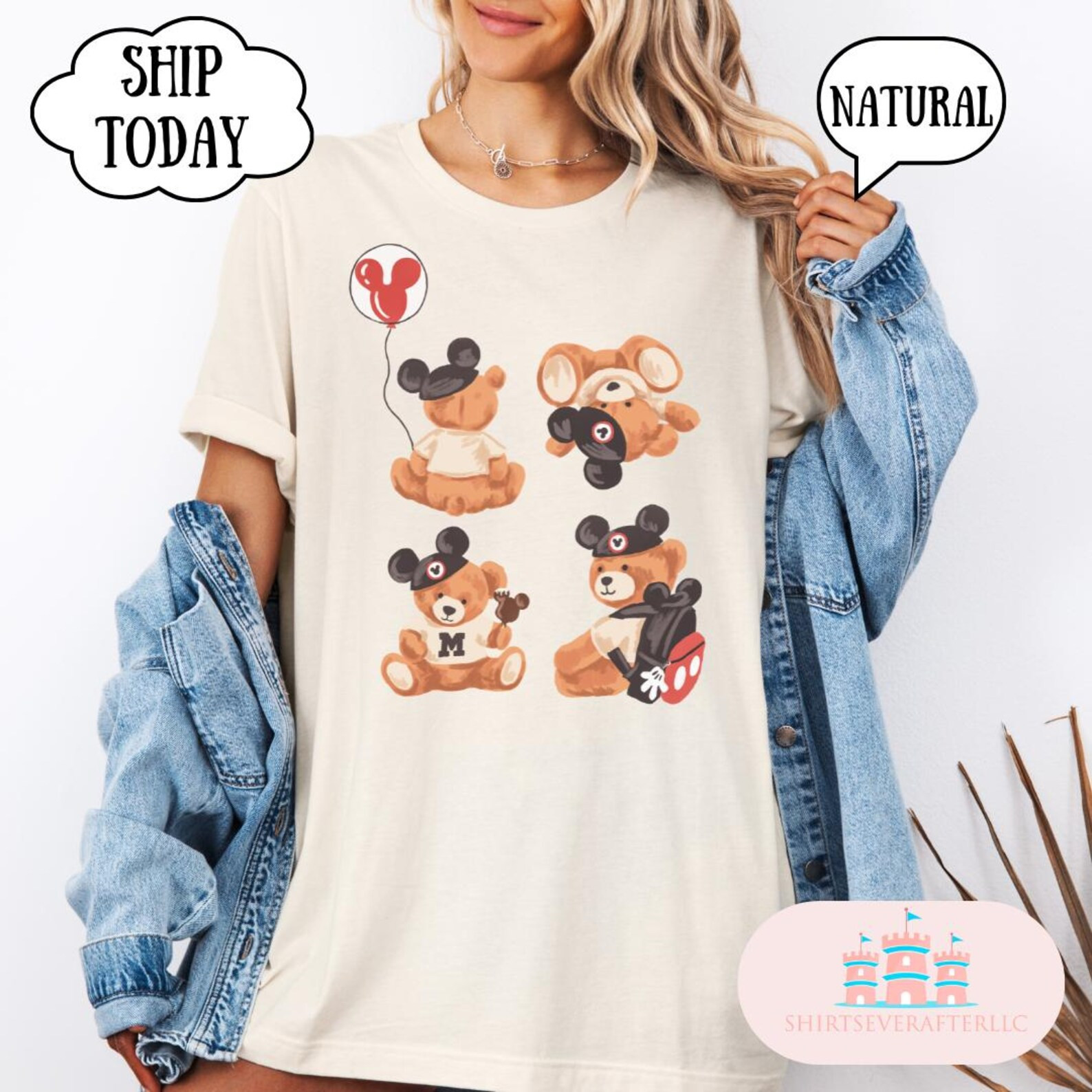 Disney Magical Shirt, Disney Shirts, Mickey Shirts, Mickey Bear Shirt, Disneyworld Tee, Disney Sh... | Etsy (US)