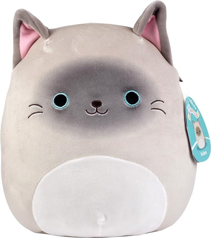 Squishmallows 10" Felton The Siamese Cat - Official Kellytoy Plush - Soft and Squishy Kitty Stuff... | Amazon (US)