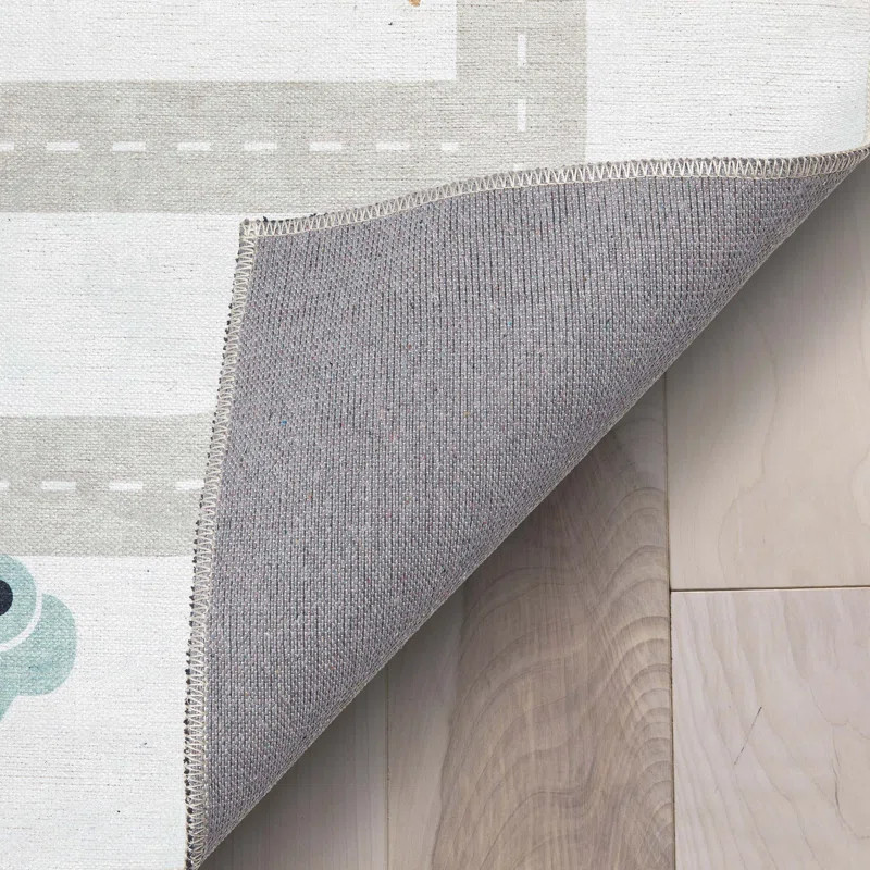 Rectangle Abstract Polyester Rug | Wayfair North America