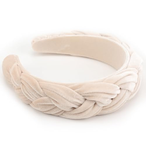 DRESHOW Samt Geflochtene Stirnband Damen Trachten Haarreif Breit Vintage Haare Bands Mode Stirnbänder für Damen | Amazon (DE)