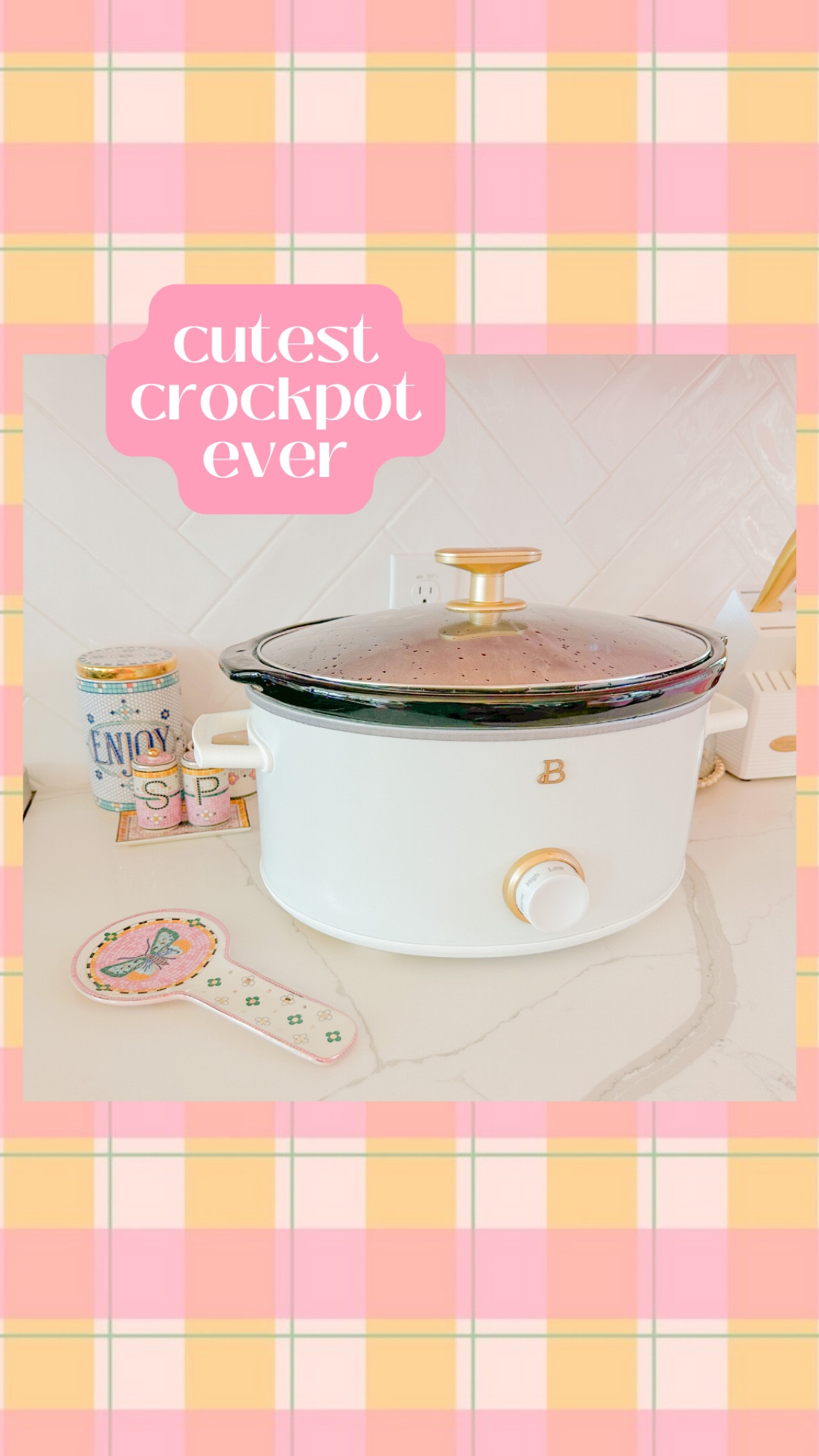 Loveeee this crockpot and kitchen decor!! 👩‍🍳⭐️🥣💞

#LTKhome 

#LTKSeasonal #LTKGiftGuide