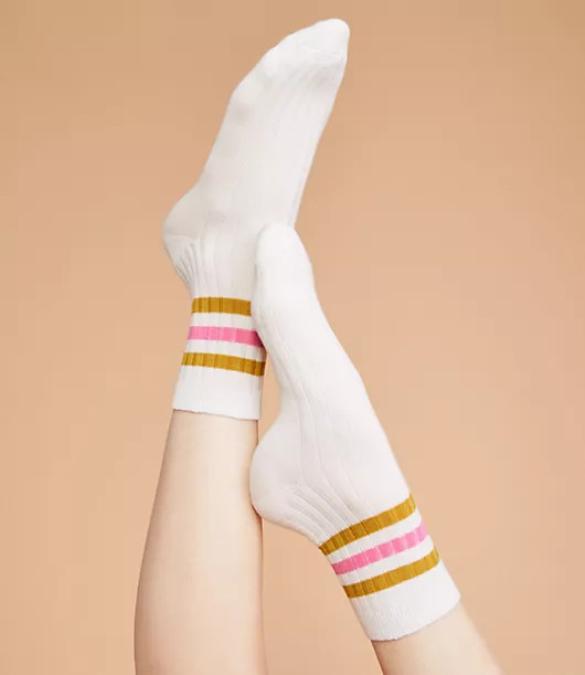 Stripe Ribbed Socks | Lou & Grey | Lou & Grey (US)