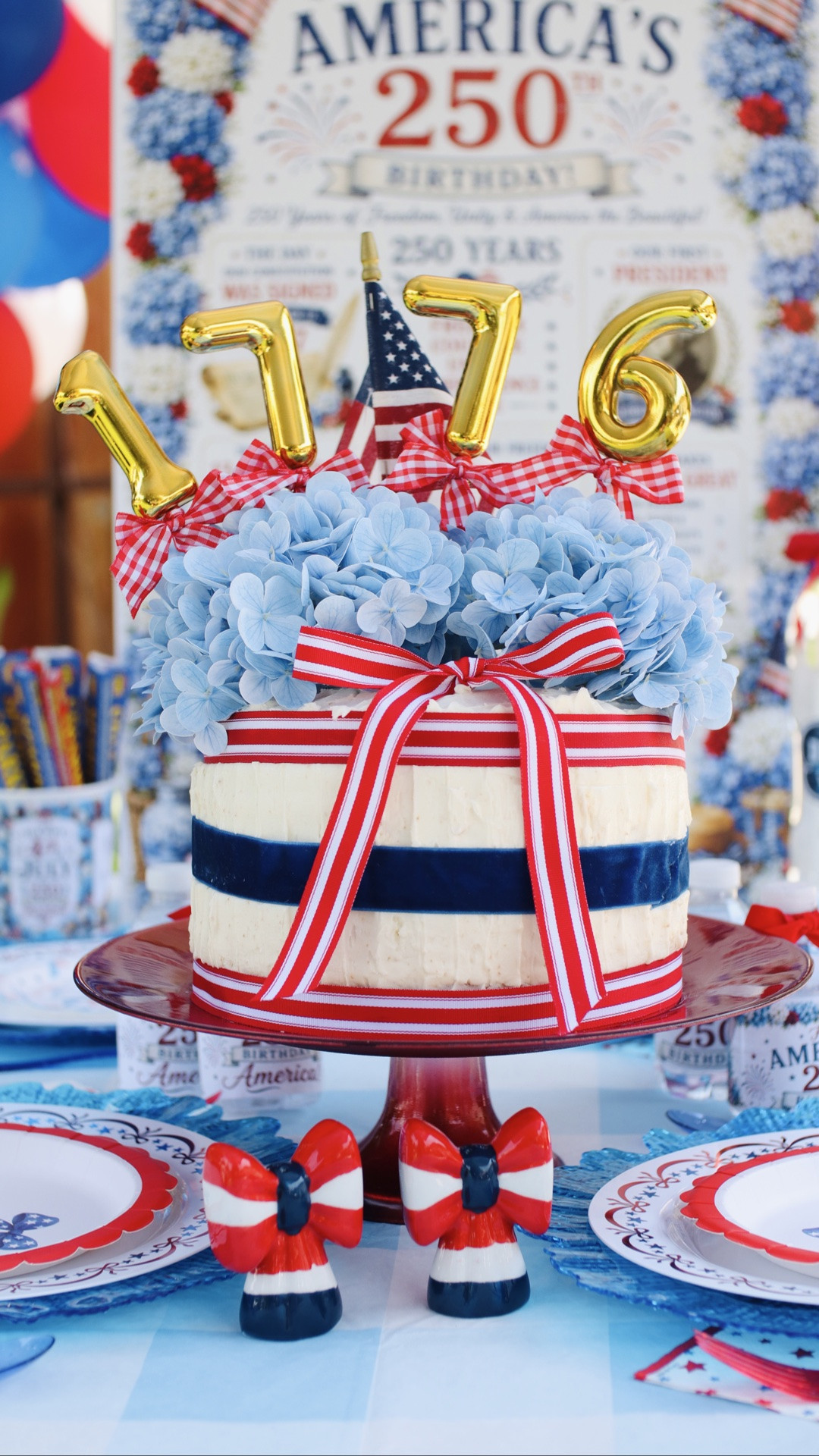DIY Red, White and Blue birthday cake to celebrate America’s 250th birthday on the 4th of July !!!

#LTKootd #LTKHome #LTKSeasonal