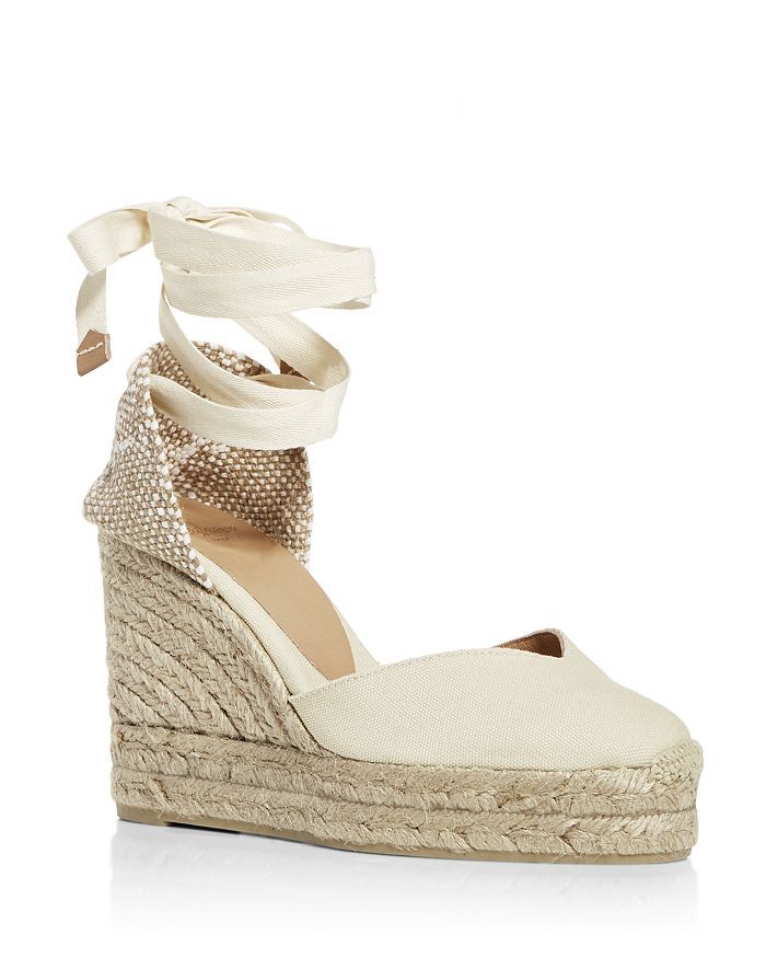 Women's Chiara Ankle Tie Wedge Espadrille Sandals | Bloomingdale's (US)