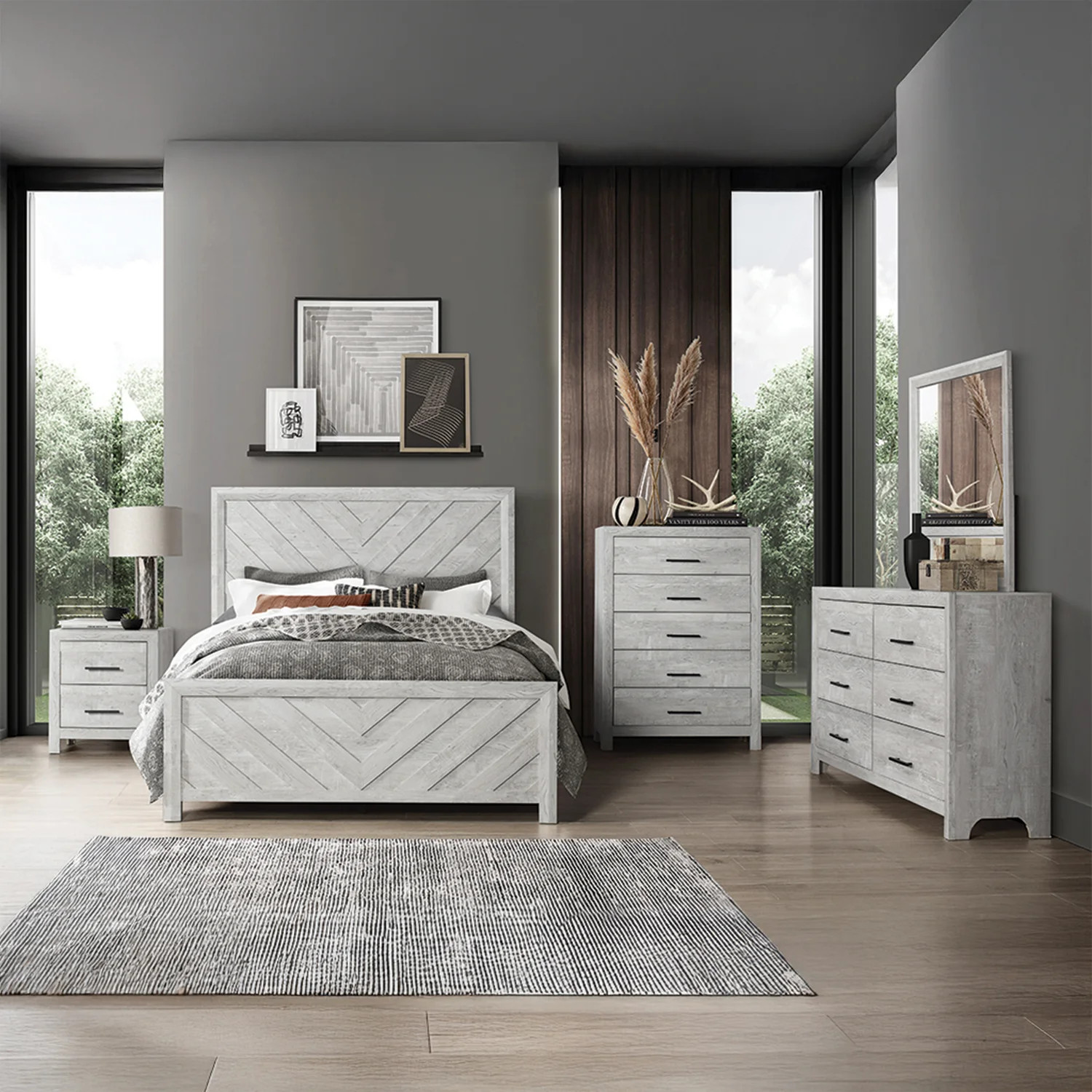 Zarrah Standard 5 Piece Bedroom Set | Wayfair North America