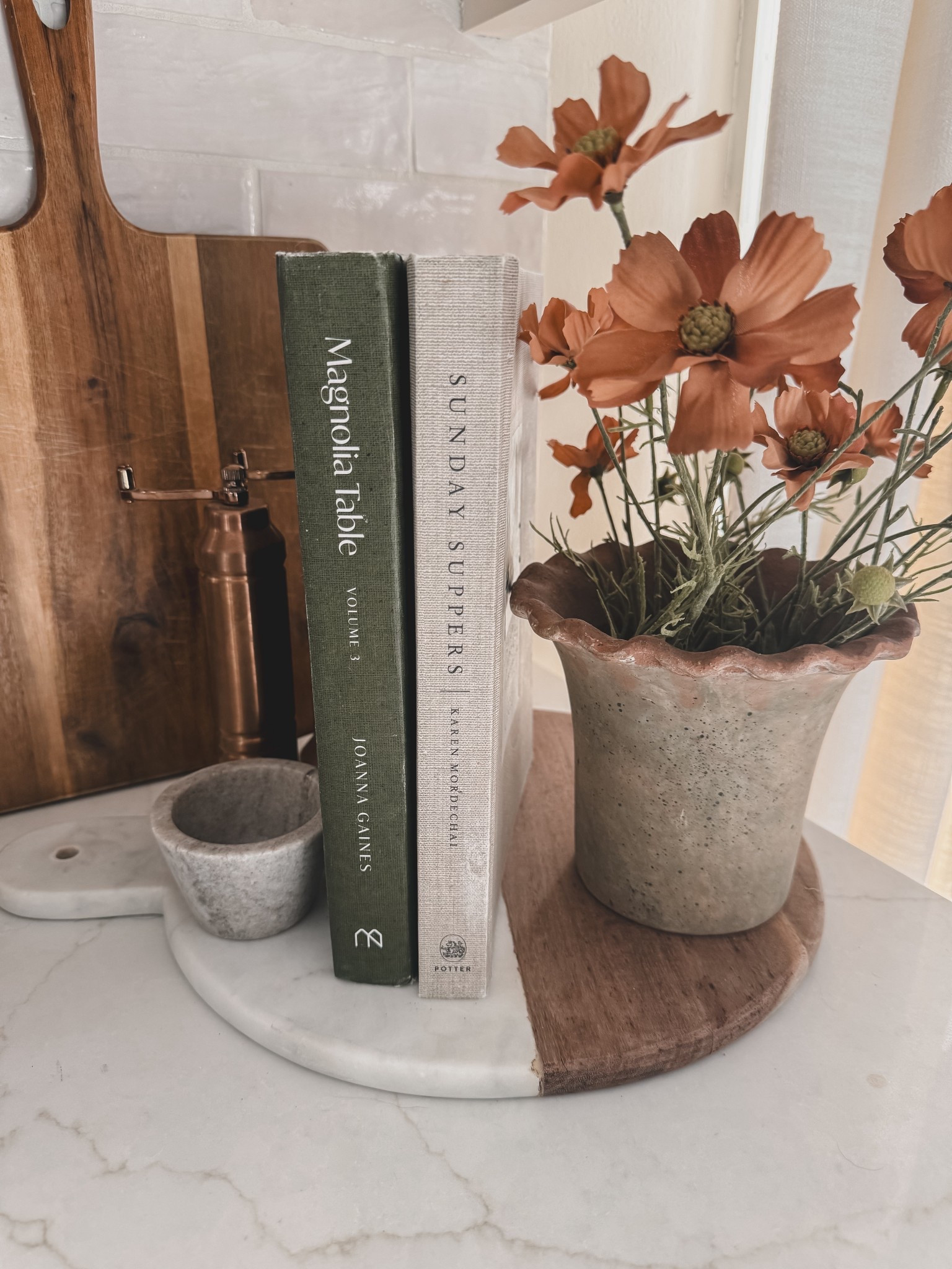 Kitchen Counter Styling! Stems are from Hobby Lobby. 

#LTKHome #LTKSeasonal #LTKStyleTip