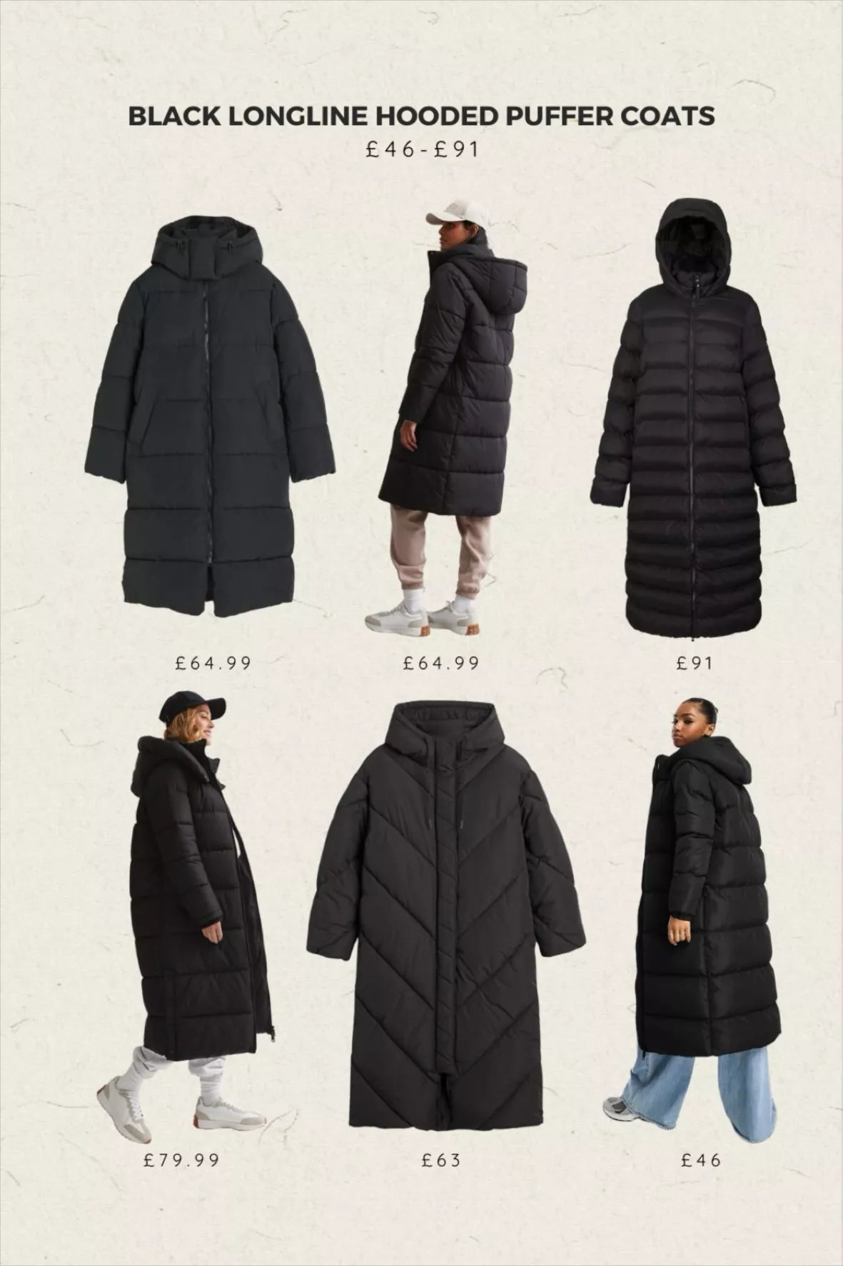 Tall Black Long Puffer Coat curated on LTK