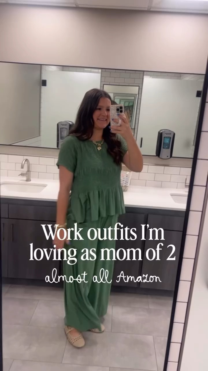 A week of work outfits as a mom almost 1 year post partum! The best part is they’re pretty much all Amazon😜

Jeans: M, tts (stretchy denim)
Leopard jeans: M, tts (drawstring waist) 
Striped pants: M, tts but can size if between sizes up (eyelet lace detail is not see through) 
Cream jeans: size 8, tts (obsessed with these) 
White tee: M, tts 
Sleeveless sweater knit top: size M, tts, from a matching set but I also linked it separately 
Yellow top: M, tts 
Shoes: all 7.5, tts 
Striped cardigan sweater/ linked on my shop my but I linked a similar one 

working mom / office outfits / realistic mom outfits / work outfits / comfy work outfits / work outfits / business casual outfits / summer work outfits / comfy but cute / comfy work outfits / week of office outfits / mom work outfits / mom workwear / comfy workwear / teacher outfits / comfy outfits / comfy pants / flowy pants / post Partum outfits / postpartum work outfits / post Partum jeans / postpartum pants / mom jeans / Amazon jeans / barrrel jeans / dillards / matching set / comfy matching set / comfy but elevated workwear / comfy and casual / casual mom outfit/ yellow top / leopard jeans / leopard shoes / work shoes / drawstring jeans / striped pants / flowy striped pants / beach outfit / bubble hem tee / basic tee / basic outfits / cute outfit / mom outfit / mom style / comfy mom

#LTKootd #LTKmomlife #LTKWorkwear