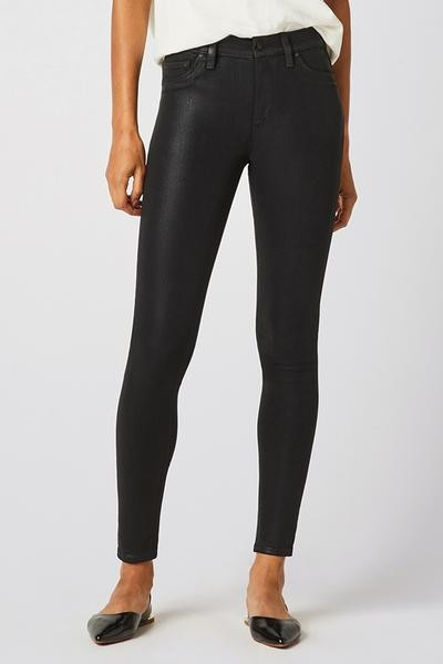 Barbara High-Rise Coated Super Skinny Ankle Jean | Hudson Jeans