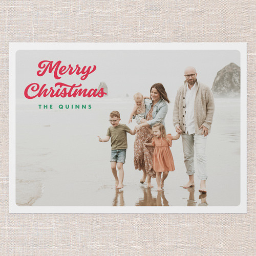 Retro Merry Cheer Holiday Card | Shutterfly