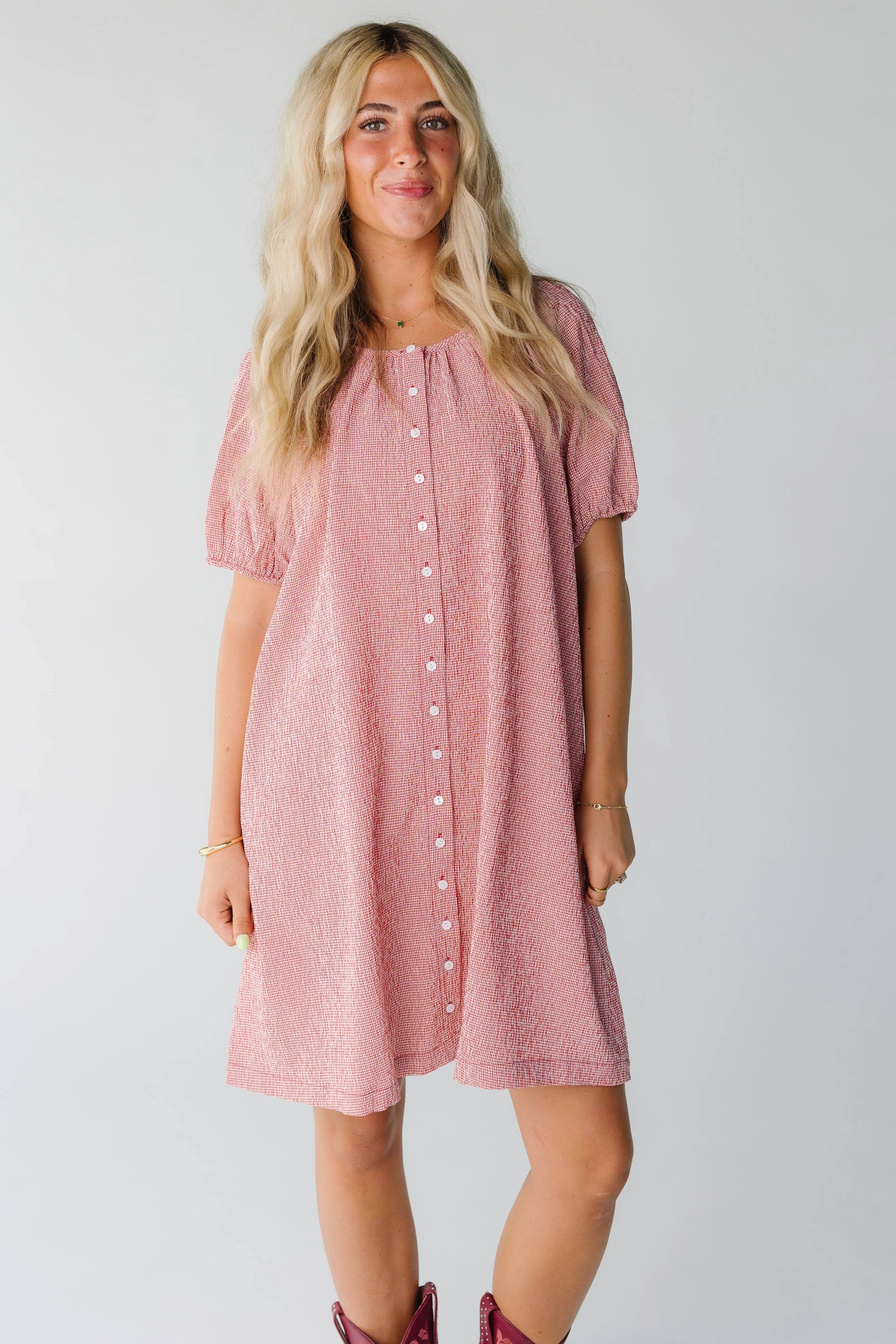Brass & Roe Bree Textured Knee Dress | Called To Surf