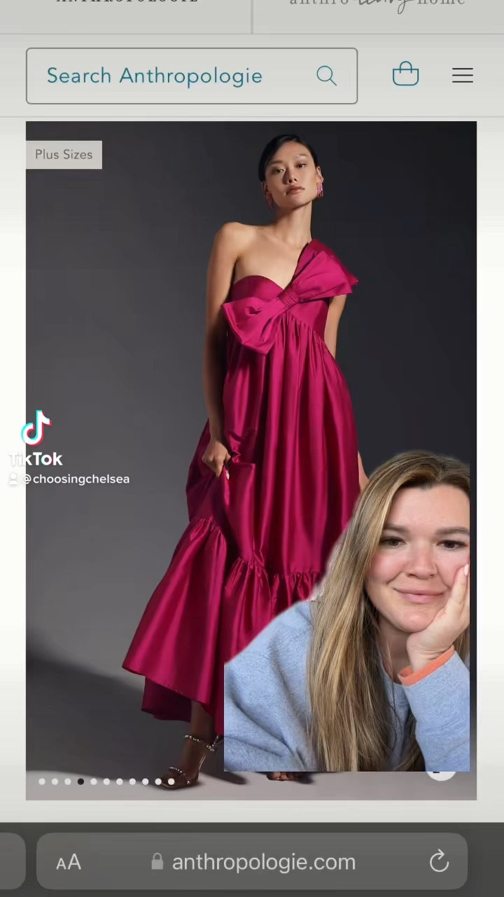 I have nowhere to wear this incredible anthro dress but I had to have it! If you have any holiday parties or wedding this would be the perfect dress. I ordered the medium petite because reviews says in runs big!

#LTKSeasonal #LTKcurves #LTKHoliday