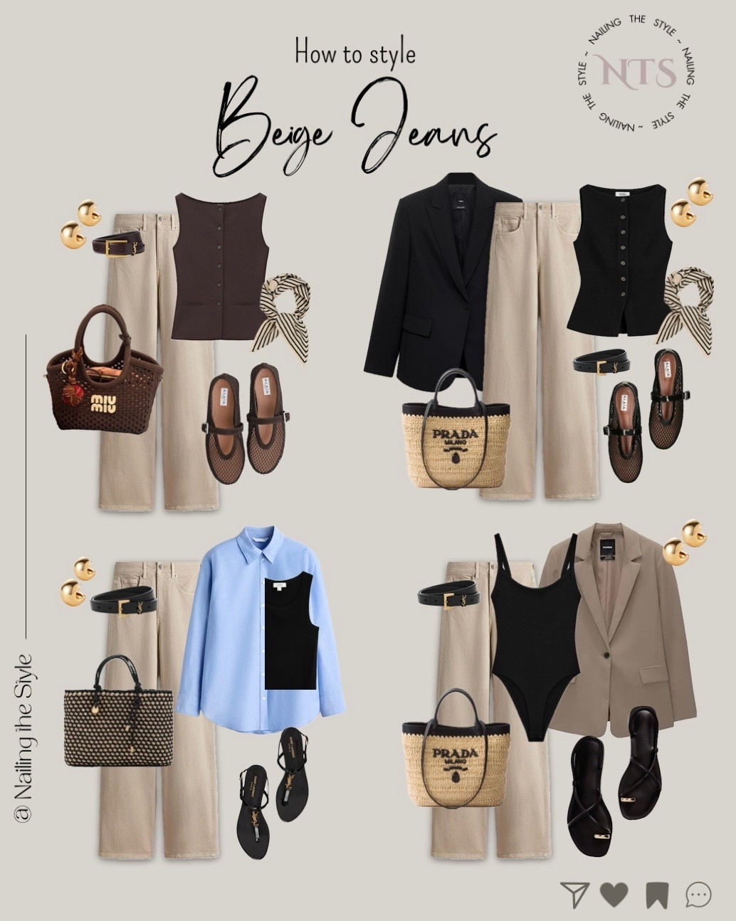 ✨How to Style: Beige Jeans - Part II✨

#LTKspring #LTKsummer #LTKstyletip