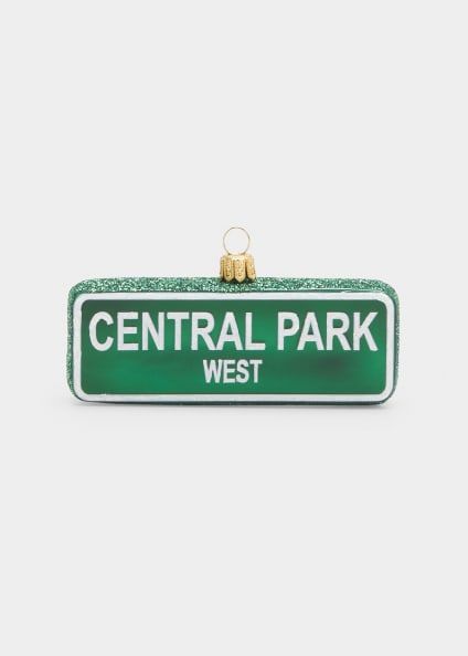 Bergdorf Goodman Central Park Sign Christmas Ornament | Bergdorf Goodman