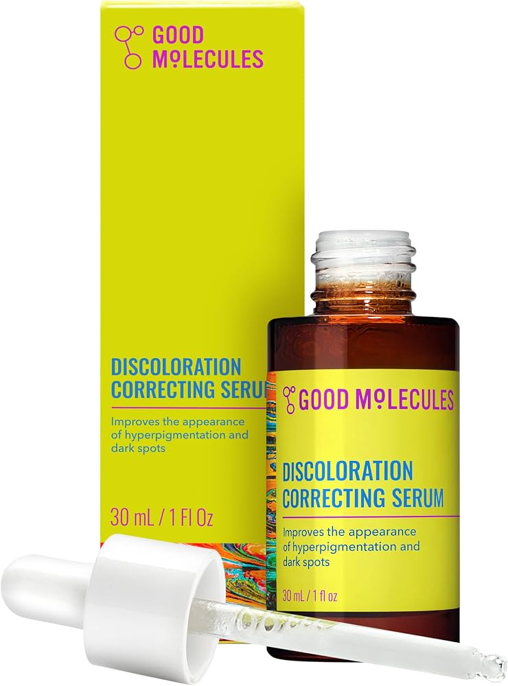 Good Molecules Discoloration Correcting Serum, Dark Spot Serum, 1 fl oz | Amazon (US)