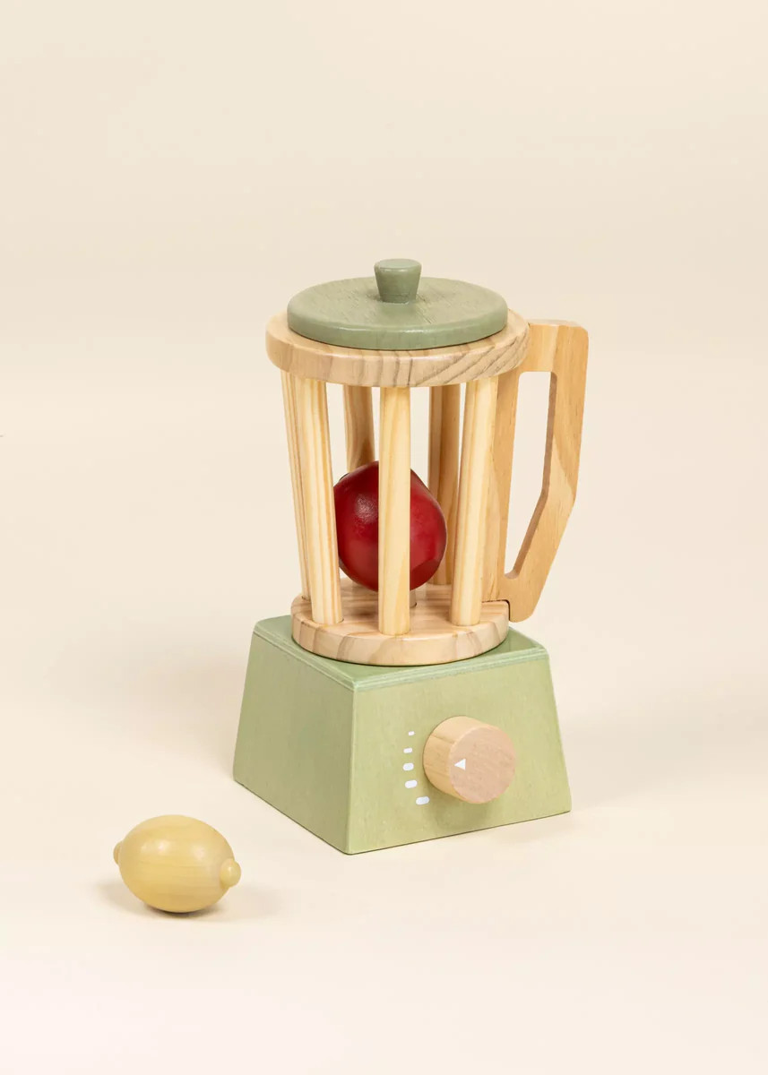 Wooden Blender - Seafoam | Coco Village