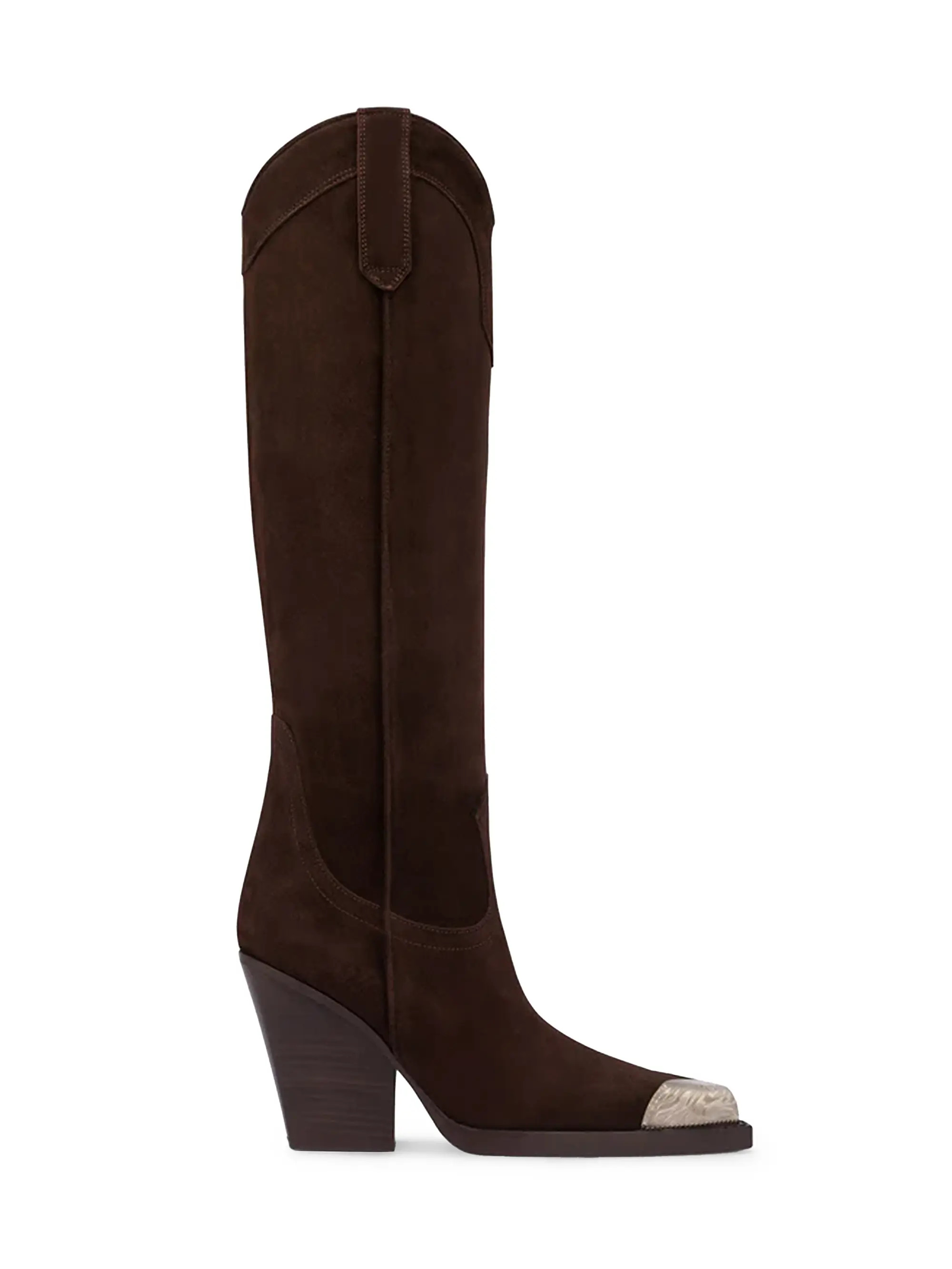 Paris Texas El Dorado 100MM Cap Toe Suede Knee-High Boots | Saks Fifth Avenue | Saks Fifth Avenue