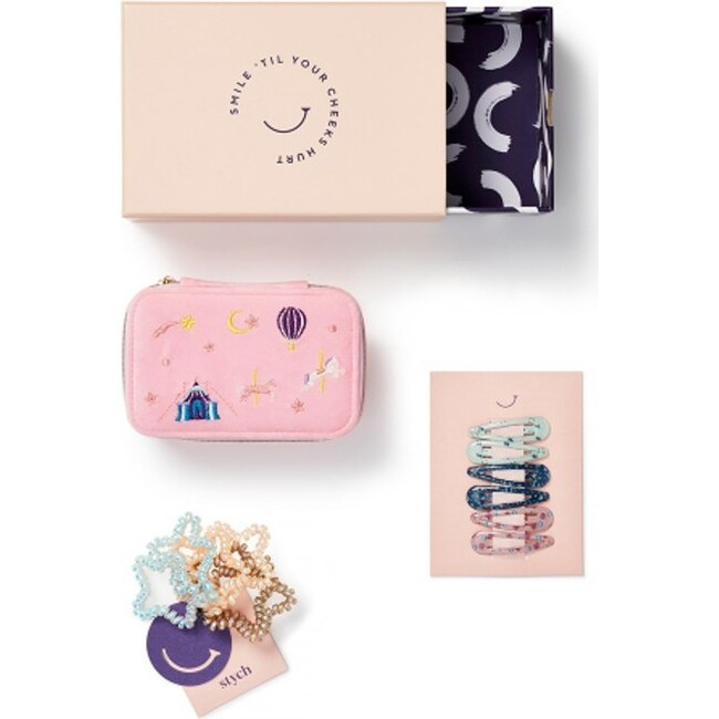 Carousel Embroidered Jewelry Box Gift | Maisonette