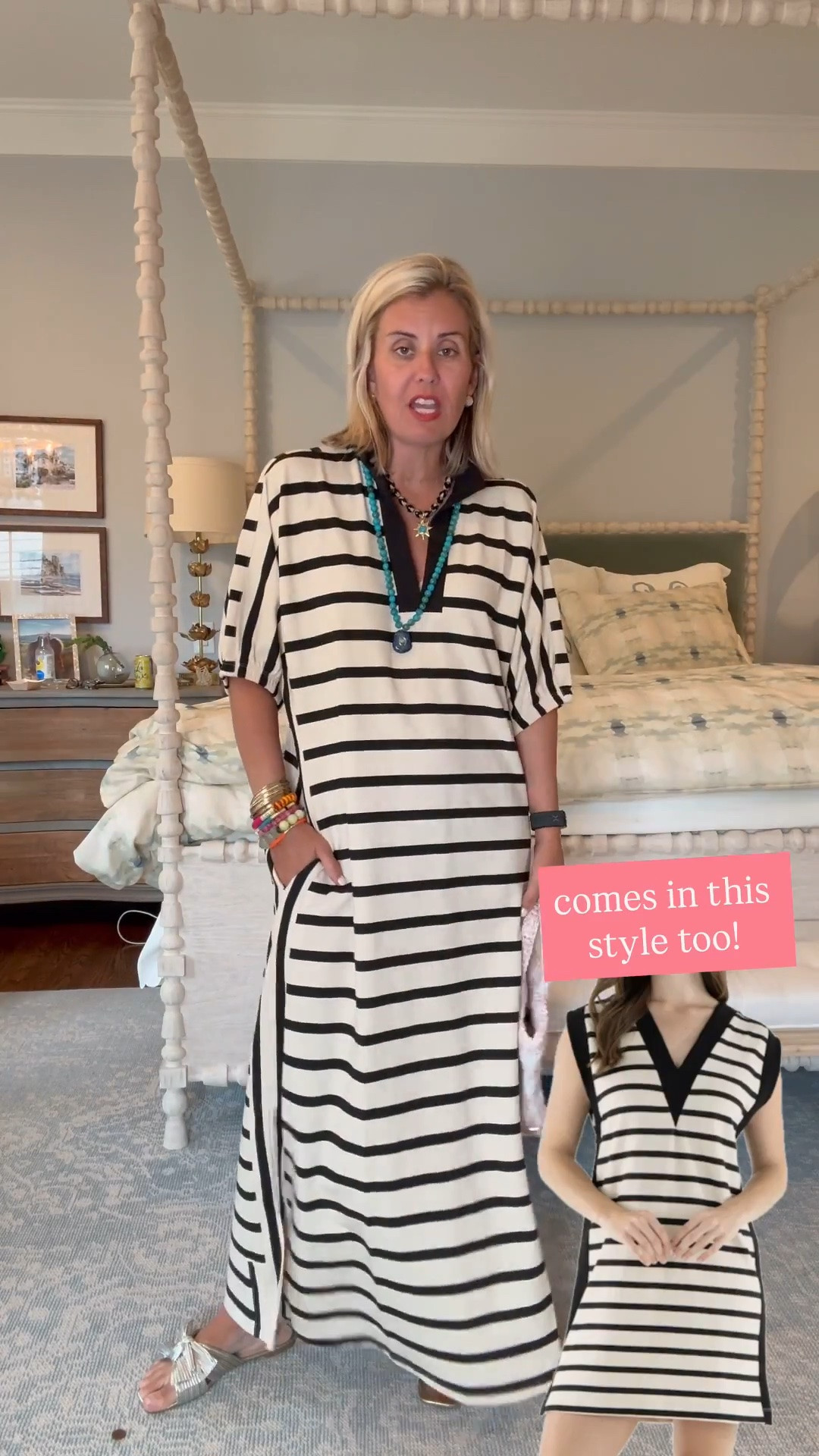It’s knit. It can be dressed up or down. It’s fabulous. I have a discount code … why is this not in your cart yet? 🤪

I’m in small but if between sizes, go down… not up!

Use code mixandmatch10

#LTKdayinmylife #LTKWedding #LTKmomlife
