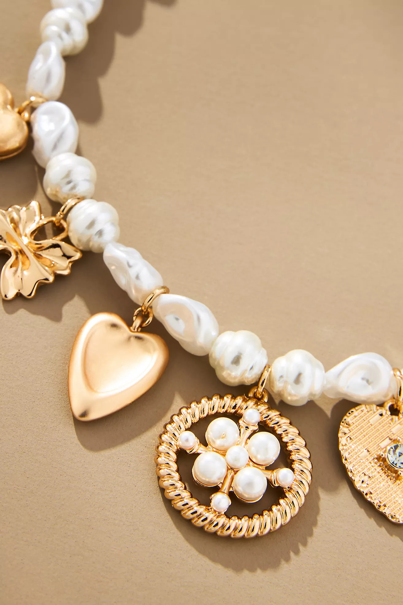 Pearl Charm Necklace | Anthropologie (US)