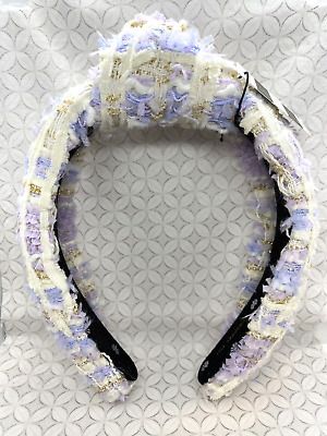 Lele Sadoughi Tweed Knotted Headband Lilac  | eBay | eBay US