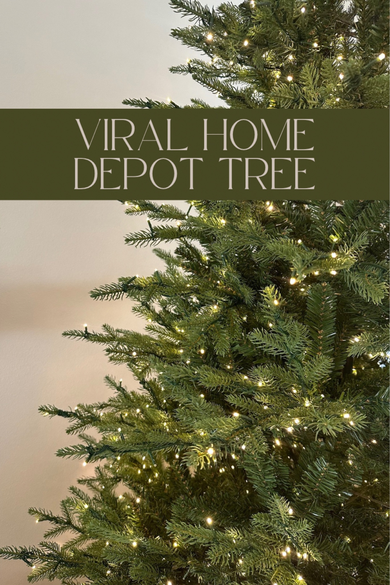 The viral Home Depot tree is back in stock, it sold out last year!! 

#LTKSeasonal #LTKHoliday #LTKHome