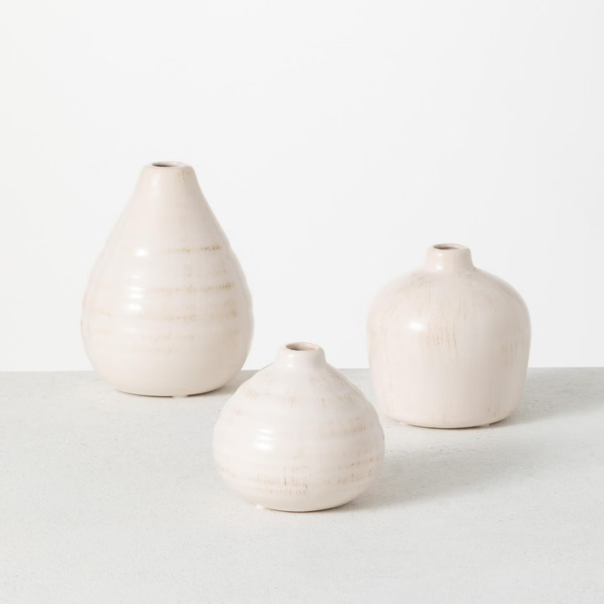 Sullivans Set 3 Small Ceramic Vases 3"H  4"H & 5"H | Target