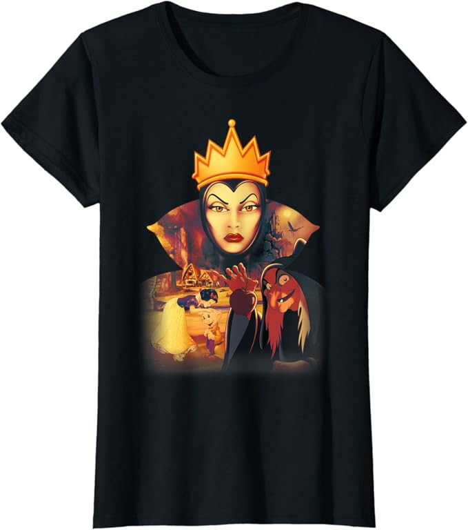 Disney Snow White Evil Queen's Glare T-Shirt | Amazon (US)