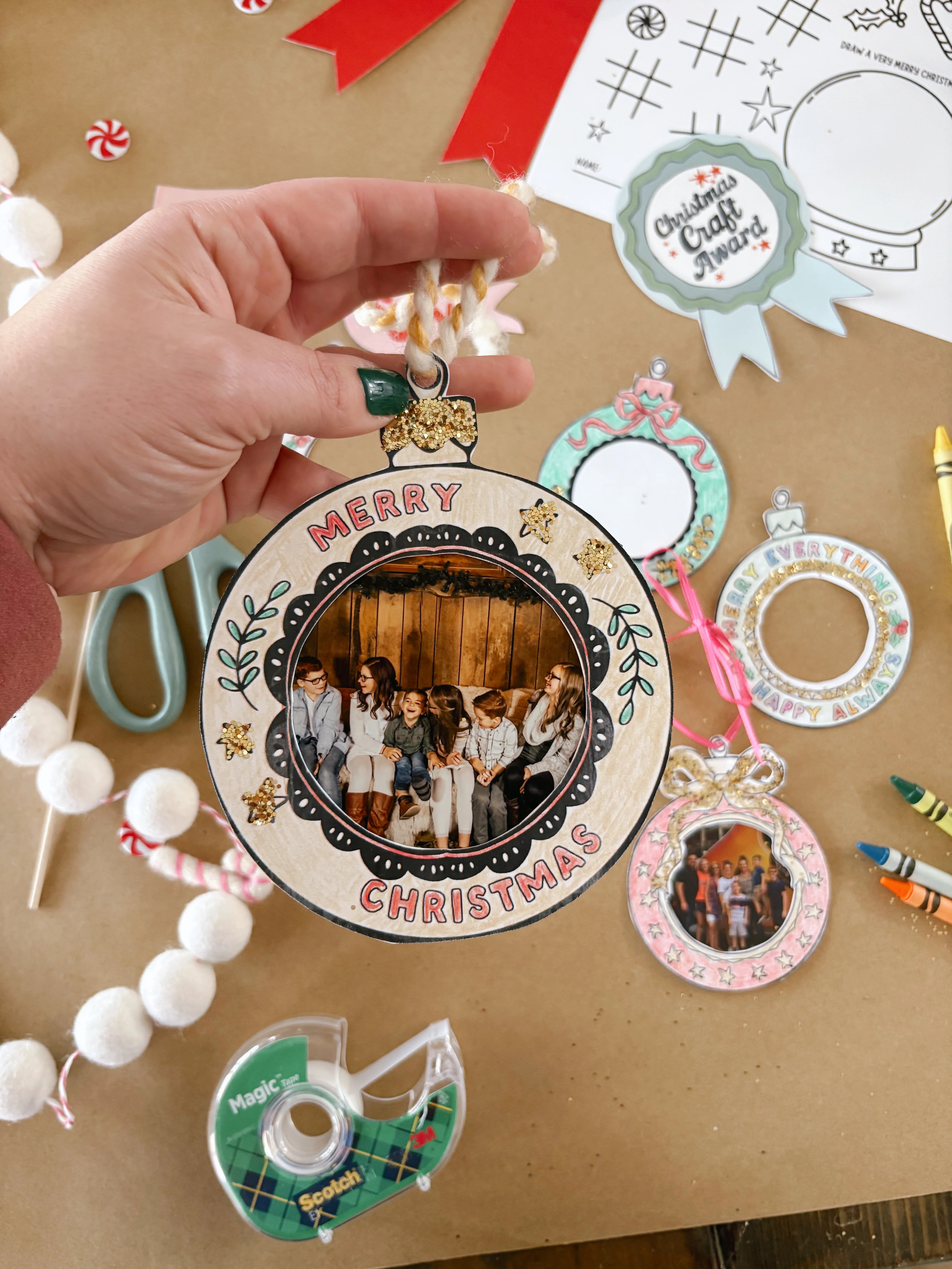 Ornament Craft | Printable Craft Activity | The Letter Vee