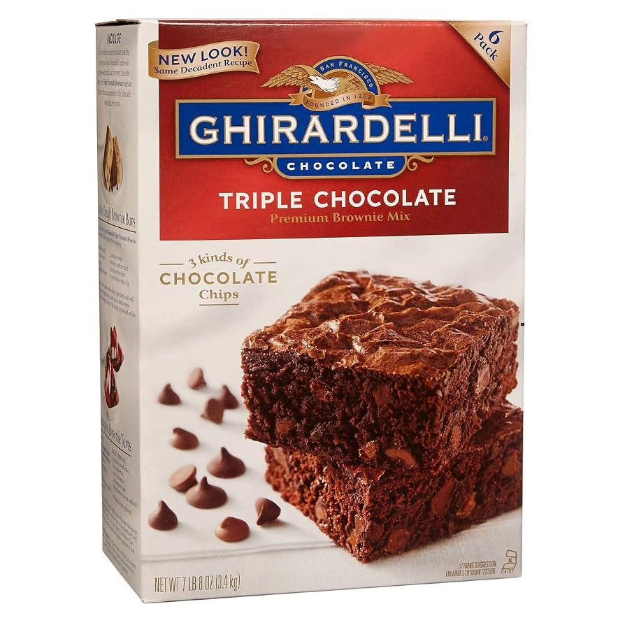 Ghirardelli Triple Chocolate Brownie Mix- 7.5 lb box | Amazon (US)