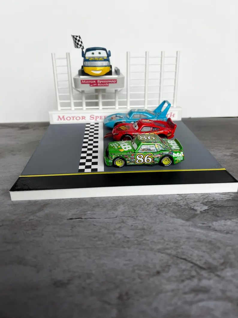 Cars Diorama Finish Line Scene | Cars Diorama | Gifts for Cars Collectors | Gifts for Kids | Pist... | Etsy (US)