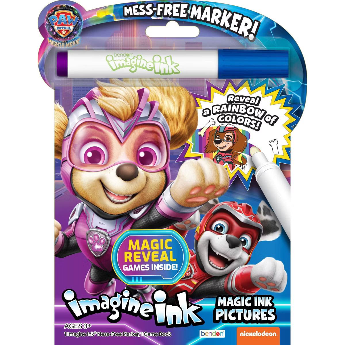 Paw Patrol: The Mighty Movie Imagine Ink Book | Target