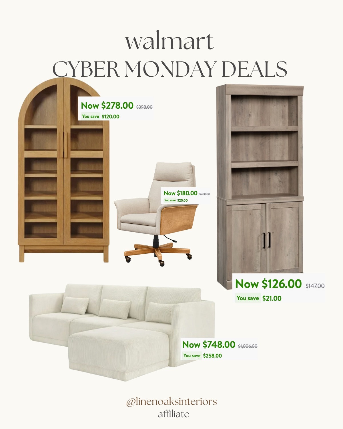 Cyber Monday / Walmart / home / sale / furniture / deals 