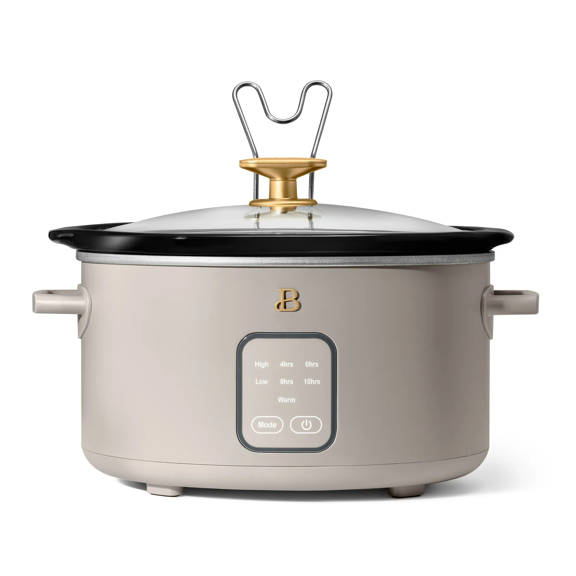 Beautiful 4Qt Slow Cooker with Touch-Activated Display, Porcini Taupe by Drew Barrymore | Walmart (US)