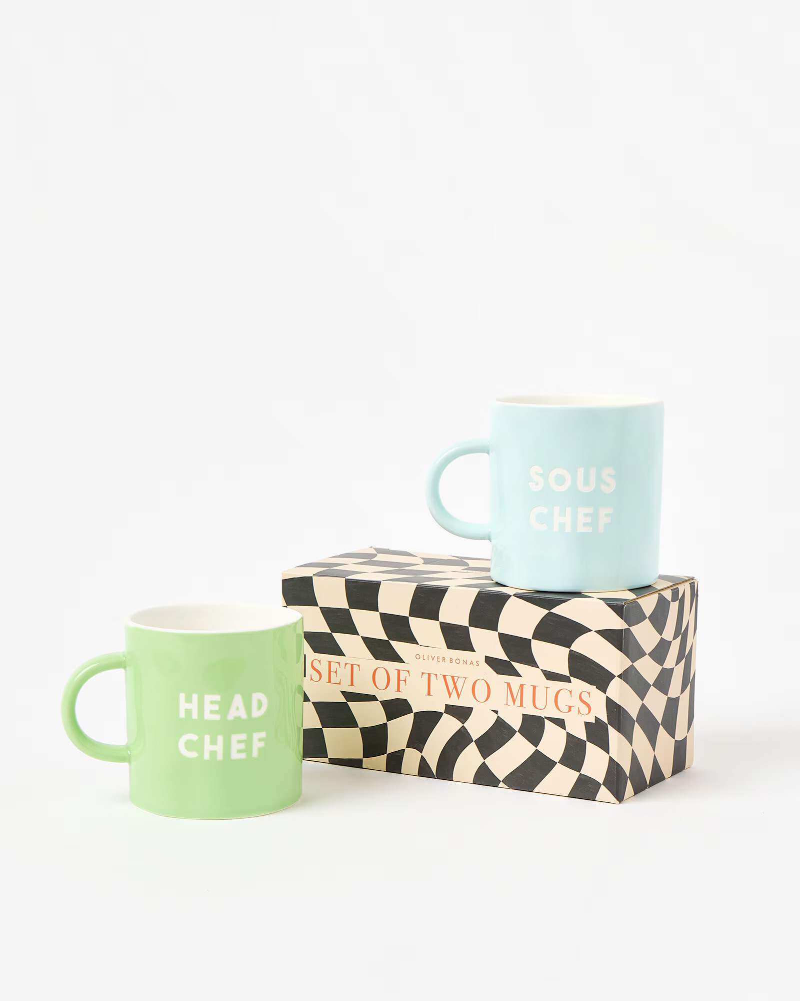 Head Chef & Sous Chef Mugs Set of Two | Oliver Bonas | Oliver Bonas (Global)