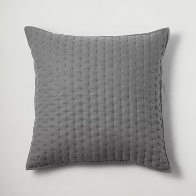Cashmere Blend Quilted Pillow Sham - Casaluna™ | Target
