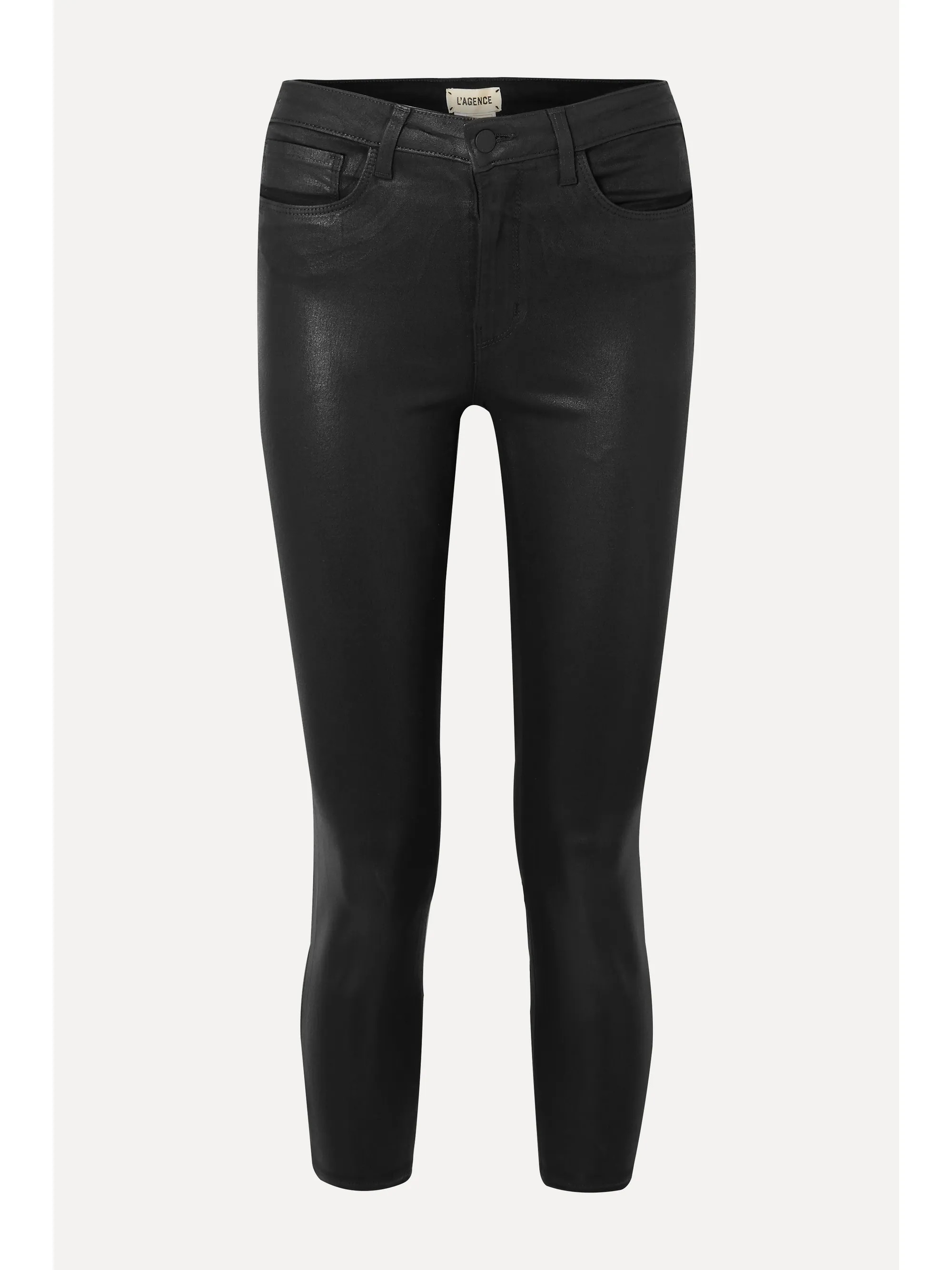 Margot cropped coated high-rise skinny jeans | NET-A-PORTER (US)