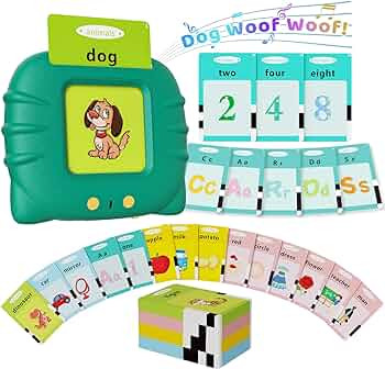 Toddler Toys Talking Flash Cards for 1 2 3 4 5 6 Year Old Boys and Girls, Autism Sensory Toys for... | Amazon (US)