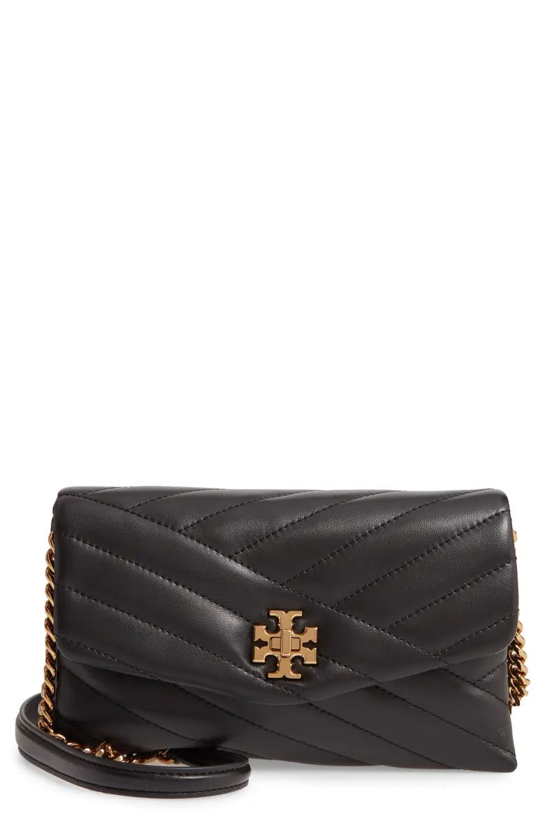 Tory Burch Kira Chevron Quilted Leather Wallet on a Chain | Nordstrom | Nordstrom