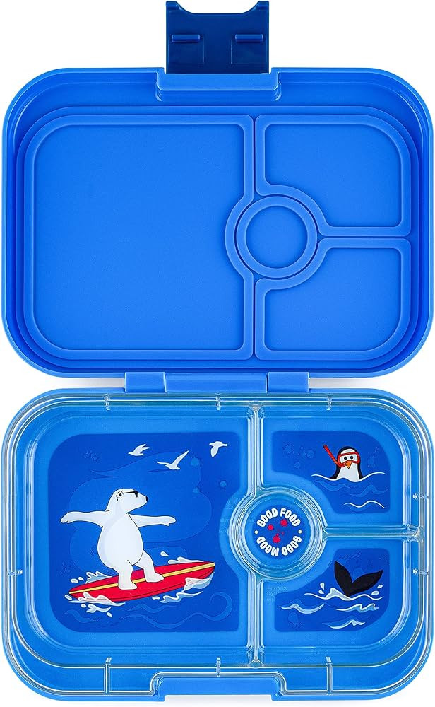Yumbox Leakproof Bento Box Panino: 4-Compartment Kids & Adults Bento; Perfect for Sandwich Packed... | Amazon (US)