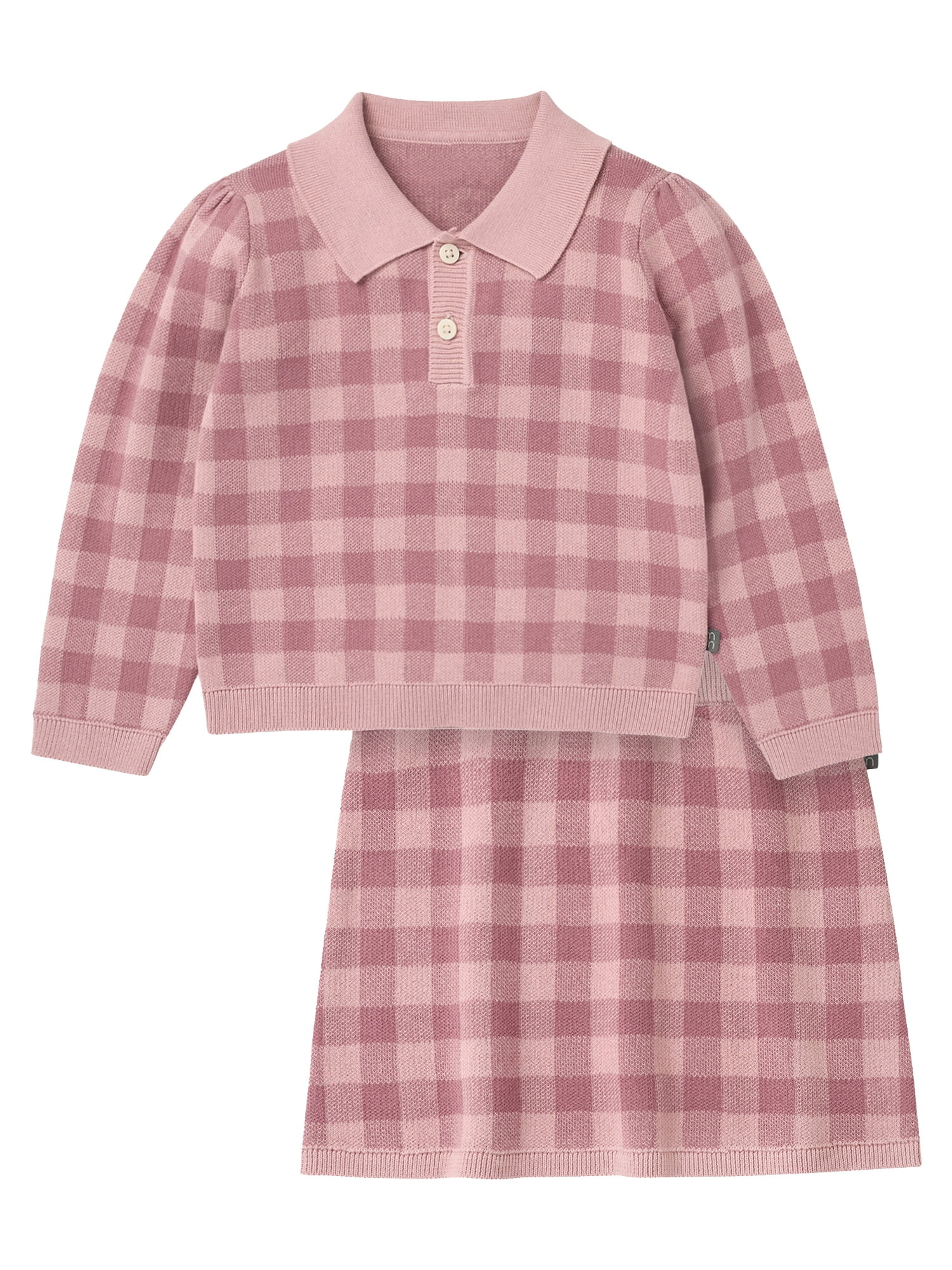 Modern Moments by Gerber Toddler Girl Jacquard Sweater and Skirt Set, 2-Piece, Sizes 12 Months - 5T - Walmart.com | Walmart (US)