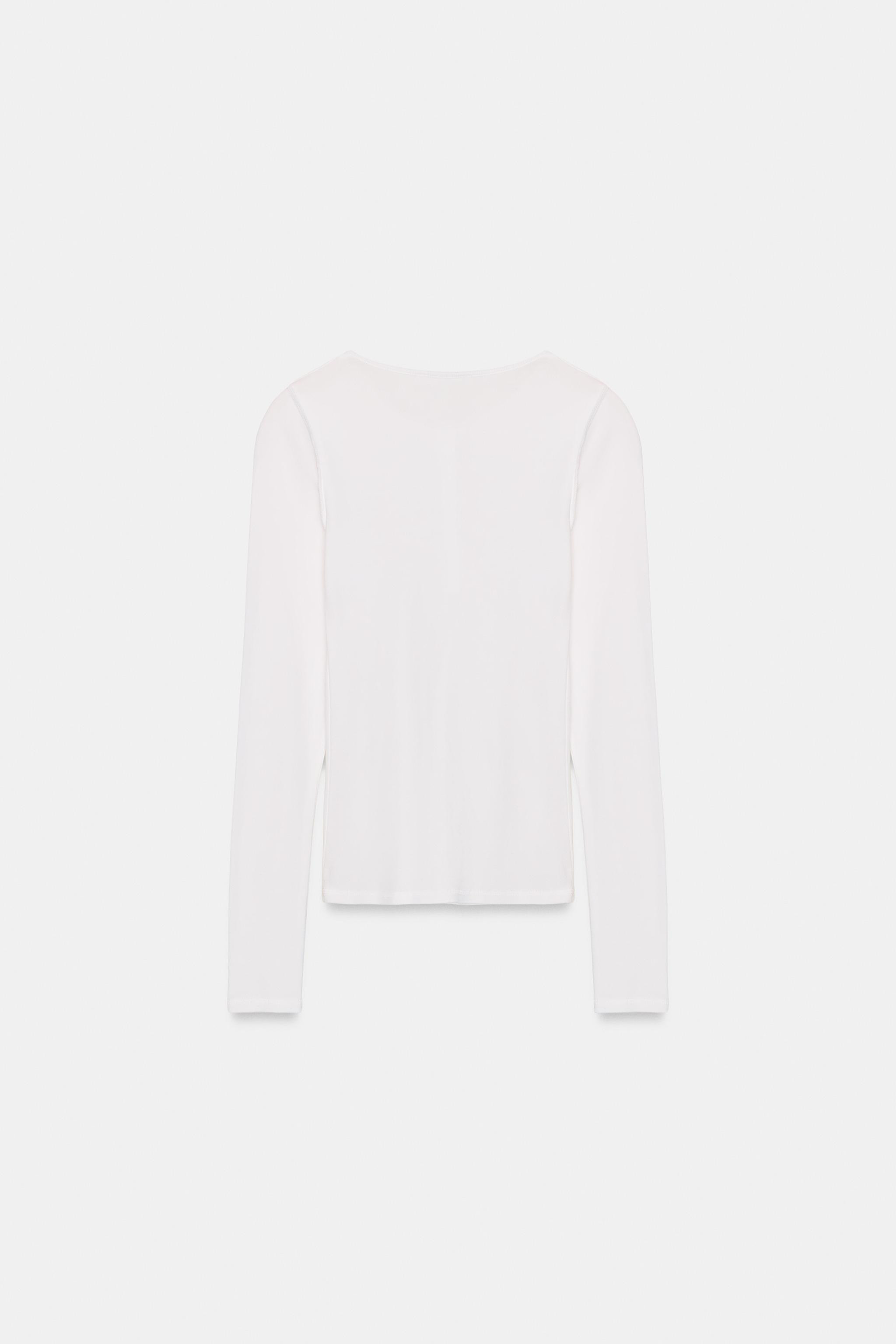 HENLEY NECK T-SHIRT | Zara UK