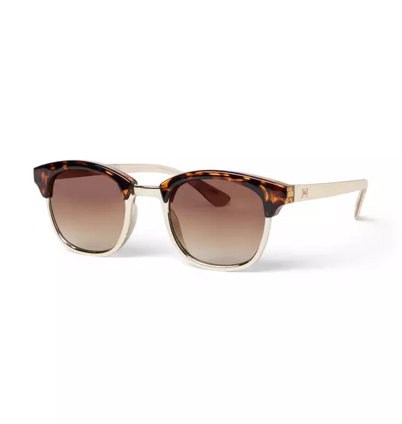 Tortoise Metallic Frame Sunglasses | Janie and Jack