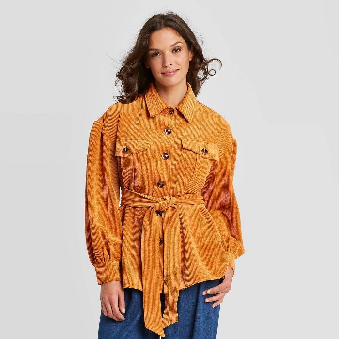 Women's Volume Sleeve Shirt Jacket - Who What Wear™ | Target
