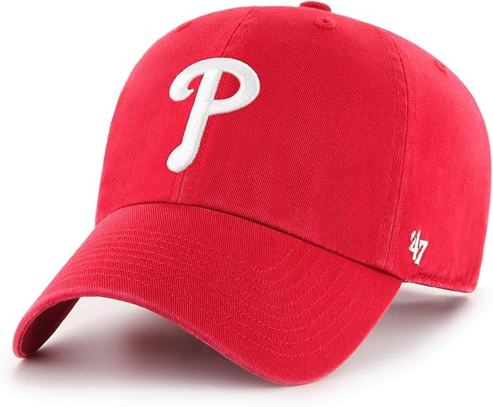 Amazon.com: 47 Brand MLB Team Color Home Primary Logo Clean Up Adjustable Baseball Cap Hat, Adult... | Amazon (US)